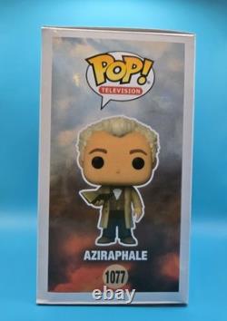 Funko Pop Good Omens Lot Set Aziraphale (#1077) and Crowley (#1078)