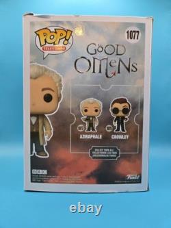 Funko Pop Good Omens Lot Set Aziraphale (#1077) and Crowley (#1078)