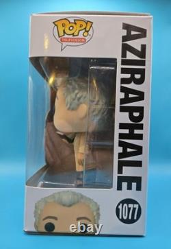 Funko Pop Good Omens Lot Set Aziraphale (#1077) and Crowley (#1078)