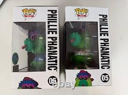 Funko Pop! MLB Phillie Phanatic #05 Set of Two Blue Jersey & White Jersey