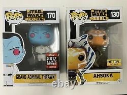 Funko Pop! Star Wars Rebels Grand Admiral Thrawn & Ahsoka Tano Set of Two