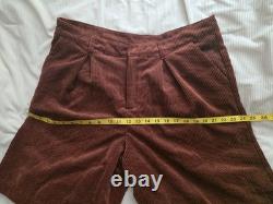 Future Collective Reese Blutstein Set Corduroy Blazer Sz M+ Bermuda Shorts 12 Br