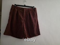 Future Collective Reese Blutstein Set Corduroy Blazer Sz M+ Bermuda Shorts 12 Br