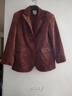 Future Collective Reese Blutstein Set Corduroy Blazer Sz M+ Bermuda Shorts 12 Br