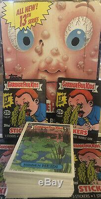 GARBAGE PAIL KIDS 13TH SERIES VARIATION SET Two Packs & Wrappers Box Pack Fresh