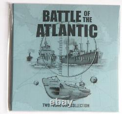 GIBRALTAR £2 TWO POUNDS COIN collection SET sealed new BATTLE OF THE ATLANTIC