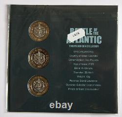 GIBRALTAR £2 TWO POUNDS COIN collection SET sealed new BATTLE OF THE ATLANTIC