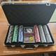 Genuine Full Tilt Poker Chip Set With Cards And Dice. High Quality