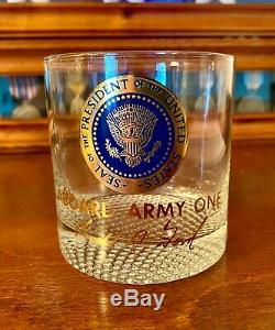 Gerald R. Ford Presidential Seal Set of Two Old Fashioned Glass