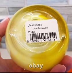 Glassybaby Set Of Two (one yellow & one orange)