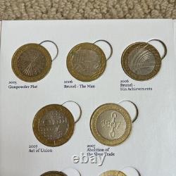Great British Coin Hunt £2 Collector Album (Set B) 27 Coins UK Coin Collection