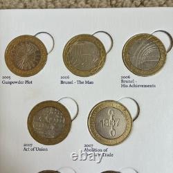 Great British Coin Hunt £2 Collector Album (Set D) 36 Coins UK Coin Collection