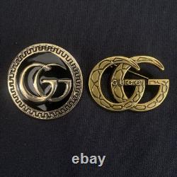 Gucci Brand Designer Brooch Pin Set Of Two