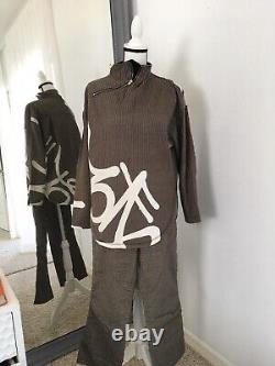 H&m Studio Collection Printed Graffiti Tunic/top & Pants Suit Us 6/8