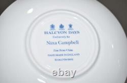 HALCYON DAYS X NINA-CAMPBELL'Marguerite' Tea Set Ex Display RRP £515