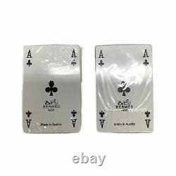 HERMES TRUMP playing cards set of 2 two-tone color Rare withBox New