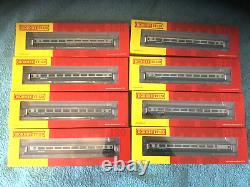 HORNBY TT Gauge b/g livery HST complete set TT3021M Power Cars, plus 8 trailers