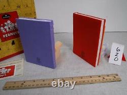 Hallmark Peanuts Gallery By The Book Set of Two Bookend Figurines Limited Ed