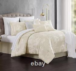 Hallmart Collectibles Paris Celeste Reversible 14-PC King Comforter Set Ivory