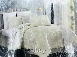 Hallmart Collectibles Paris Celeste Reversible 14-PC King Comforter Set Ivory