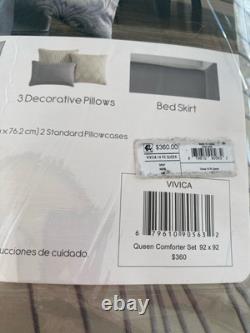 Hallmart Collectibles Vivicia 10 Pc Queen Comforter Set