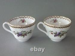 Harrods Copeland Spode Rockingham Tea for Two Tea Set Pots, Trios, Jug, Bowl