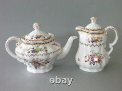 Harrods Copeland Spode Rockingham Tea for Two Tea Set Pots, Trios, Jug, Bowl