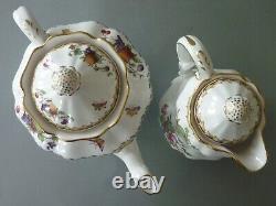 Harrods Copeland Spode Rockingham Tea for Two Tea Set Pots, Trios, Jug, Bowl