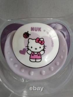 Hello Kitty Nuk Two Baby Bottles Pacifier Set Purple