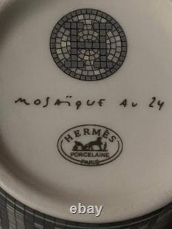 Hermes Mosaique au 24 Espresso 6 Cup Saucer Set