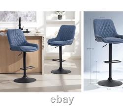 Homcom Set Of Two Bar Stools In Blue BNIB Collection Only