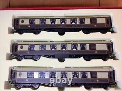 Hornby set of Orient Express Pullman Cars with lights Ibis Minerva Cygnus