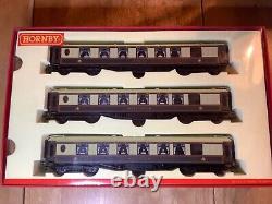 Hornby set of Orient Express Pullman Cars with lights Ibis Minerva Cygnus