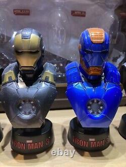 Hot toys Iron Man 3 16 scale collectible busts series two deluxe set of eight