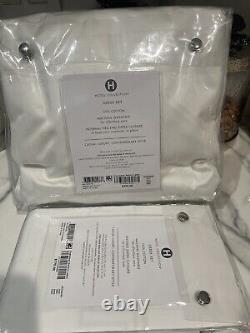 Hotel Collection Greek Key 525 TC F/Queen Duvet Cover + Two Standard Shams. New