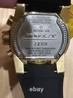 Invicta 25607 Bolt Zeus Flame Fusion Crystal Reserve Collection Beautiful