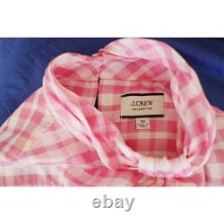 J Crew Collection Set Pink Ruffle Sleeveless Top Skirt Silk Twill Nwot Sold Out