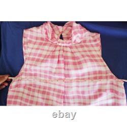 J Crew Collection Set Pink Ruffle Sleeveless Top Skirt Silk Twill Nwot Sold Out