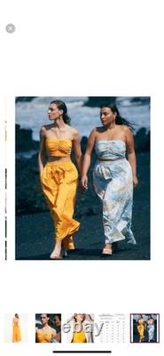 J. Crew Collection textured satin skirt set in Rich Gold Pockets Size Small