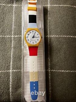 JOB LOT of 16 designer swatch watches all with cases vintage collectible set