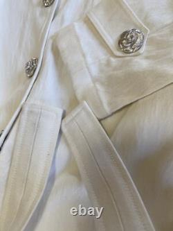 Jacket And Pant Suit St John Collection By Marie Gray Textured Belted Size Small