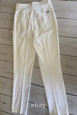 Jacket And Pant Suit St John Collection By Marie Gray Textured Belted Size Small