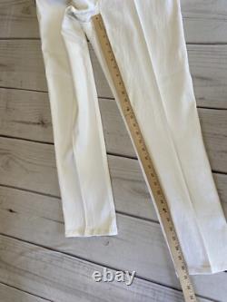Jacket And Pant Suit St John Collection By Marie Gray Textured Belted Size Small