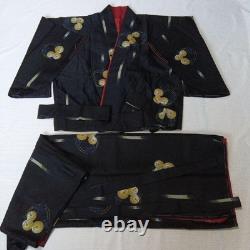 Japanese Kimono Two-Part Set-Up Haori Clothing Hanten Samu Clothes