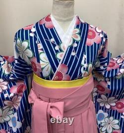 Japanese Kimono Two Shaku Sleeve Kimono Hakama Set