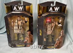 Jazwares Aew Unrivaled Collection Series Two Mjf Common & 1/1000 Chase Set