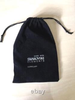 Jewelry Set Swarovski Elements Two Tiers Choker Tennis Bracelet Stud Earrings