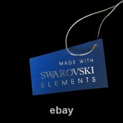 Jewelry Set Swarovski Elements Two Tiers Choker Tennis Bracelet Stud Earrings