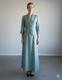 Js Collection Pale Silvary Sage Green Women's 2pc Suits Skirt Size 6