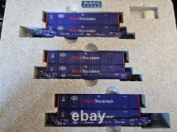 KATO'N' GAUGE 106-6118 GUNDERSON MAXI-IV DOUBLE STACK CAR SET Great condition